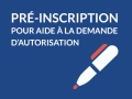 Pré-inscription  rentrée 2025/2026